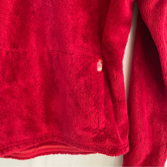 The North Face Fuzzy Red Jacket Size S - Picture 5 of 14